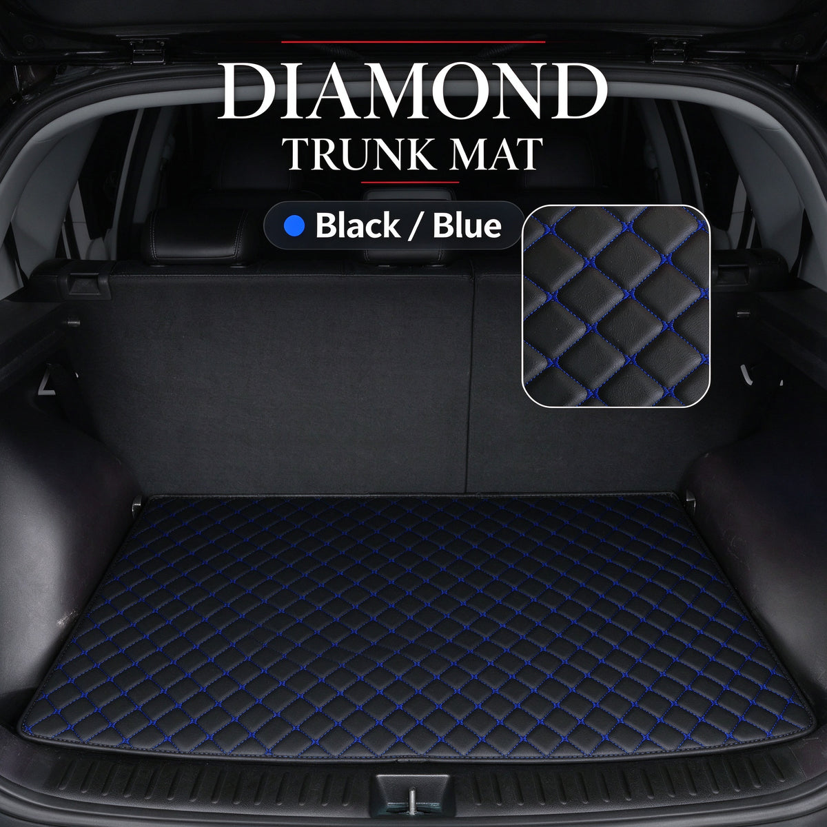 DIAMOND LUXURY TRUNK MAT – CUSTOM-FIT WATERPROOF CARGO LINER