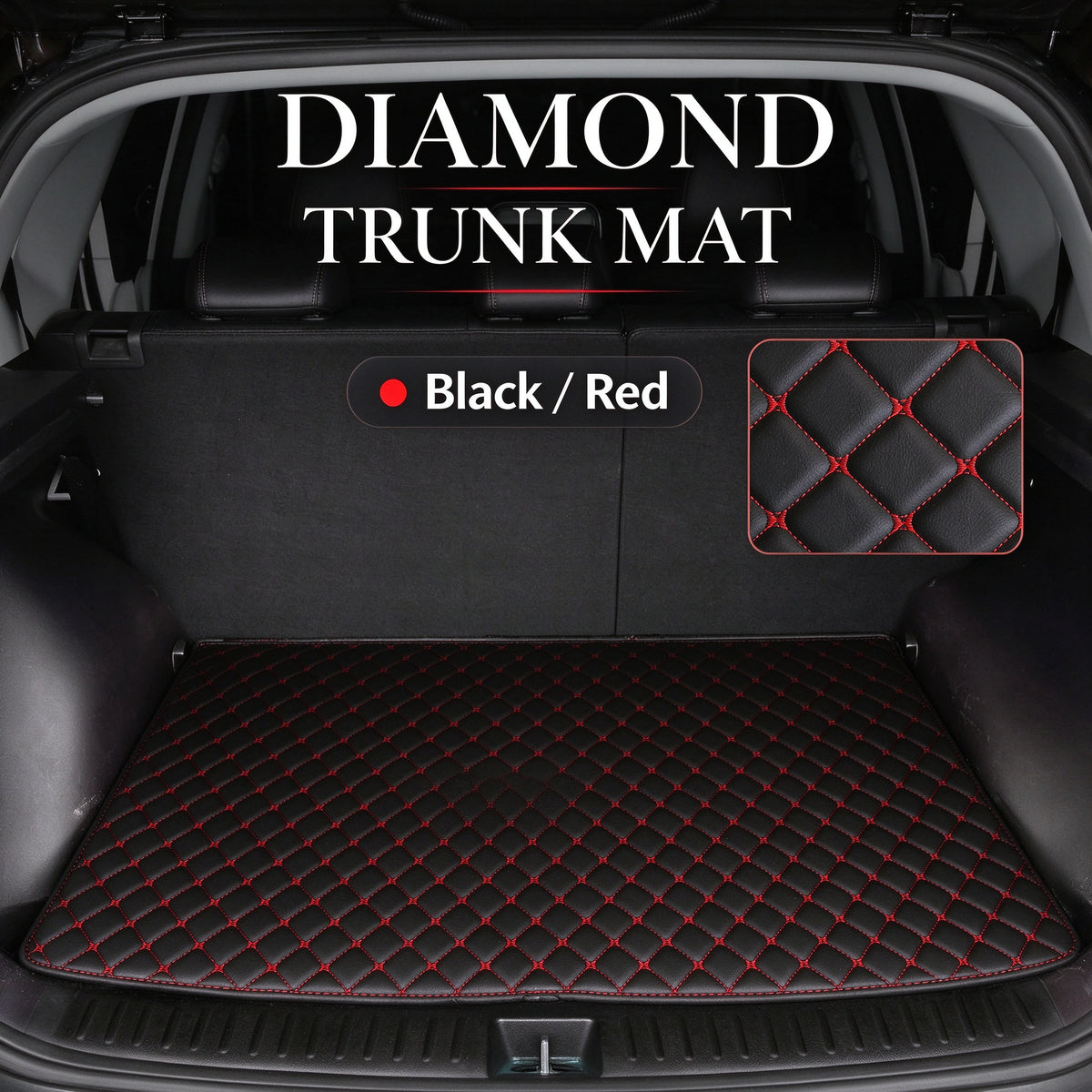 DIAMOND LUXURY TRUNK MAT – CUSTOM-FIT WATERPROOF CARGO LINER