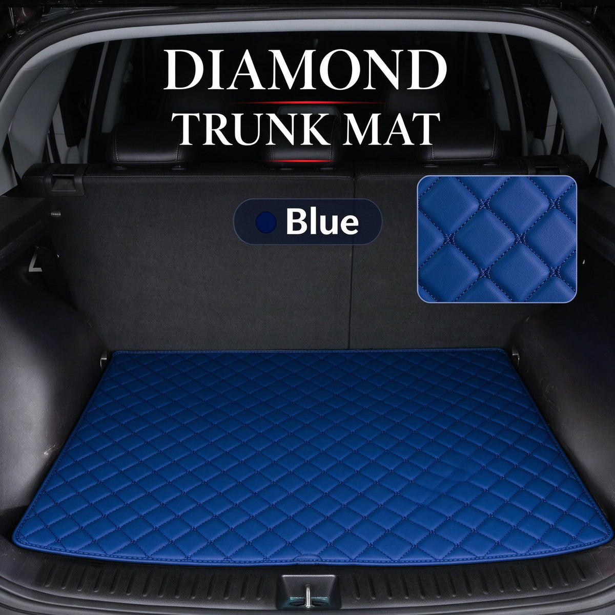DIAMOND LUXURY TRUNK MAT – CUSTOM-FIT WATERPROOF CARGO LINER