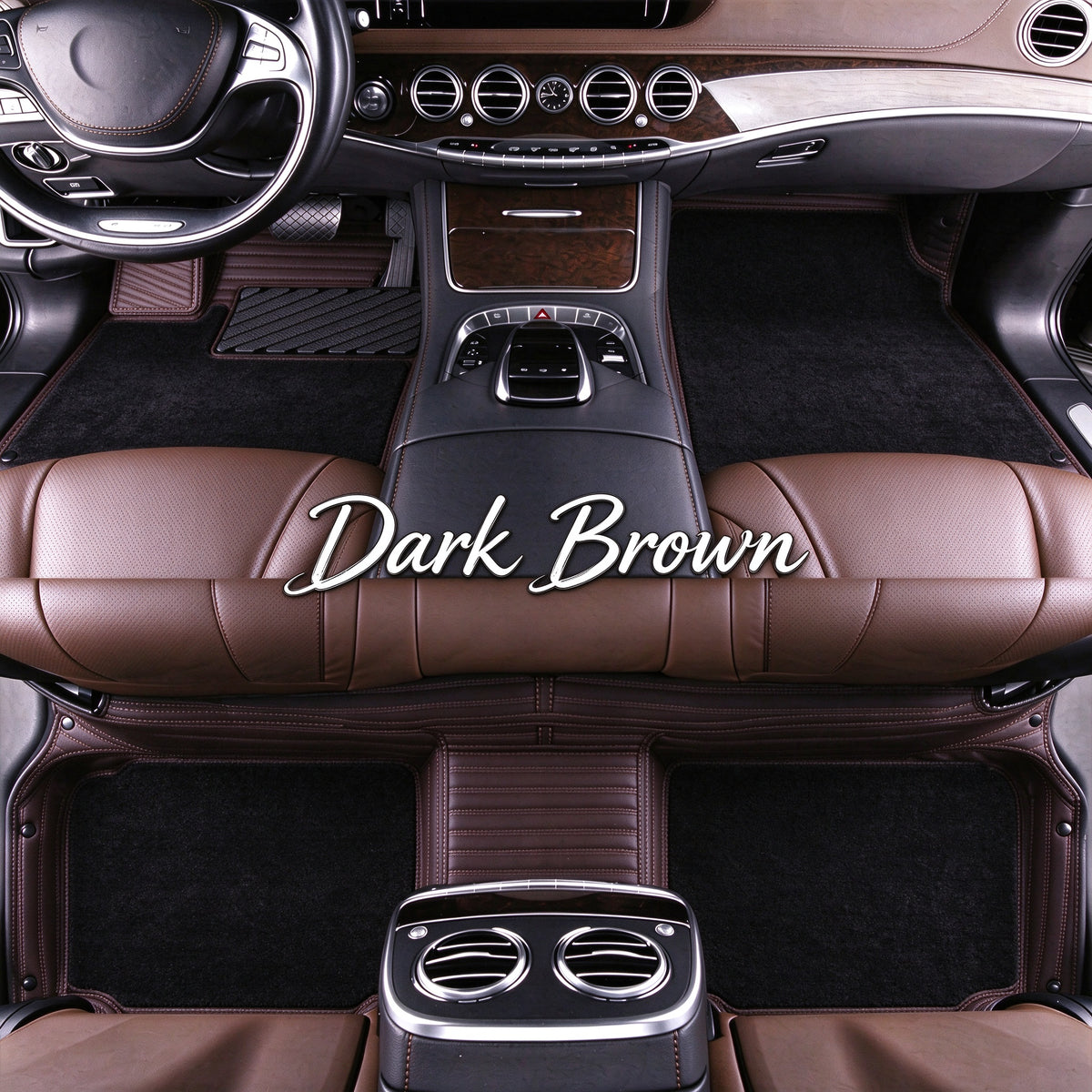 STRIPED DOUBLE LAYER CAR FLOOR MATS – CUSTOM-FIT ALL-WEATHER